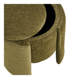 Waldorf Pouf – Green Chenille - Bellavé Studio