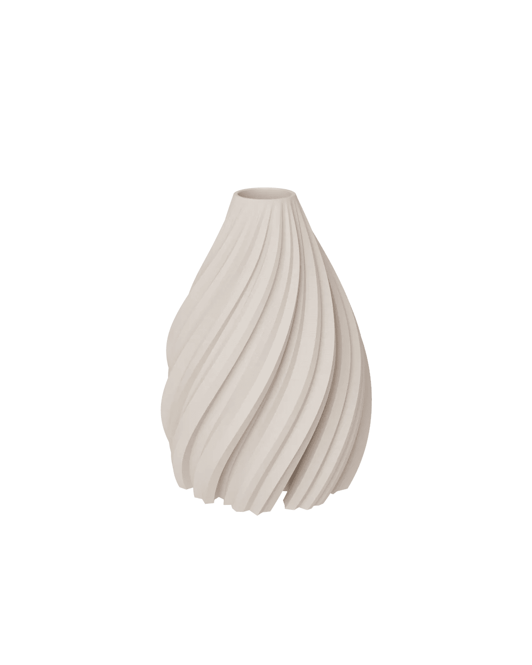 Wave Bud Vase Ivory - Bellavé Studio