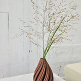 WAVE Bud Vase WOOD Walnut - Bellavé Studio