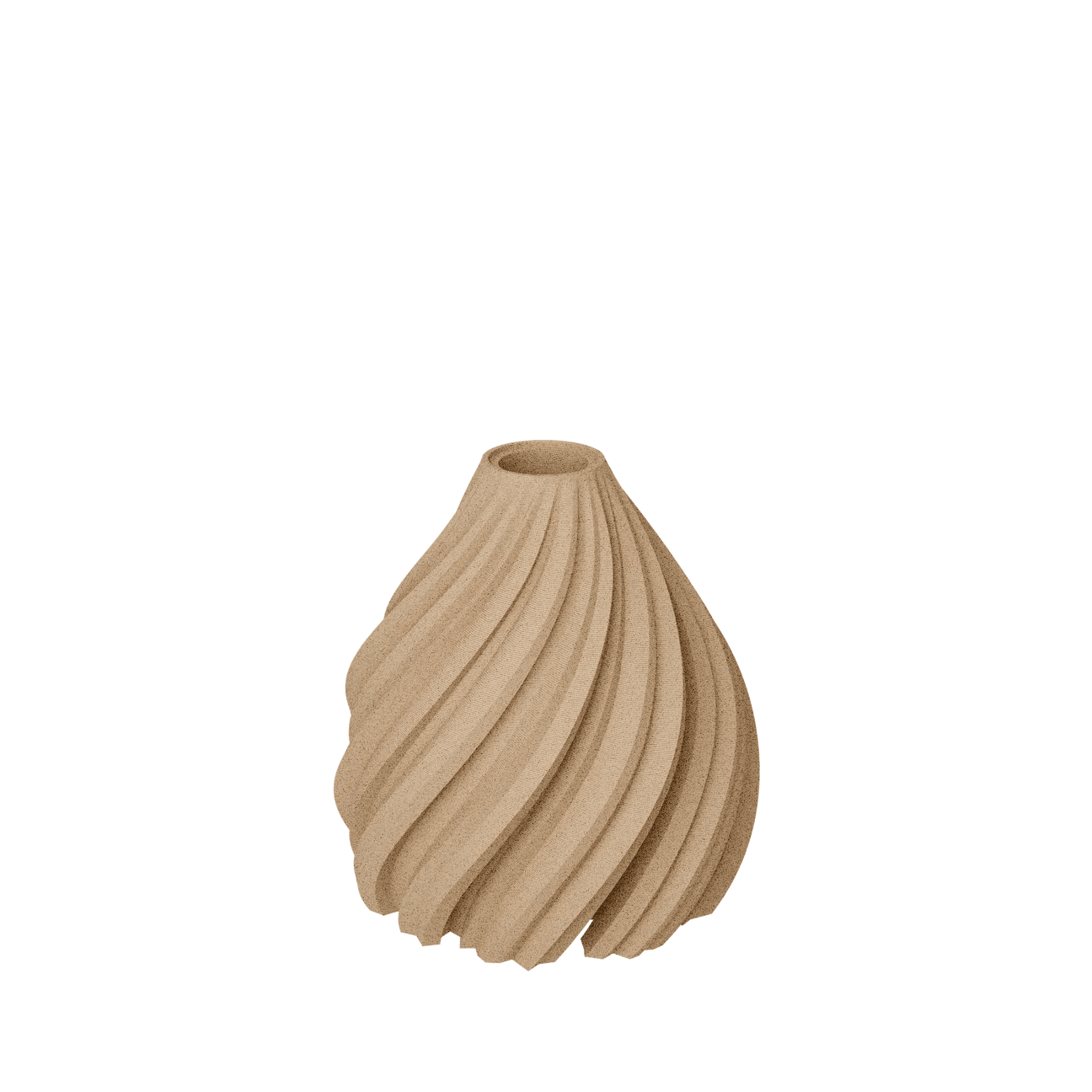 WAVE LED - Lysestake WOOD Light Oak Medium - Bellavé Studio