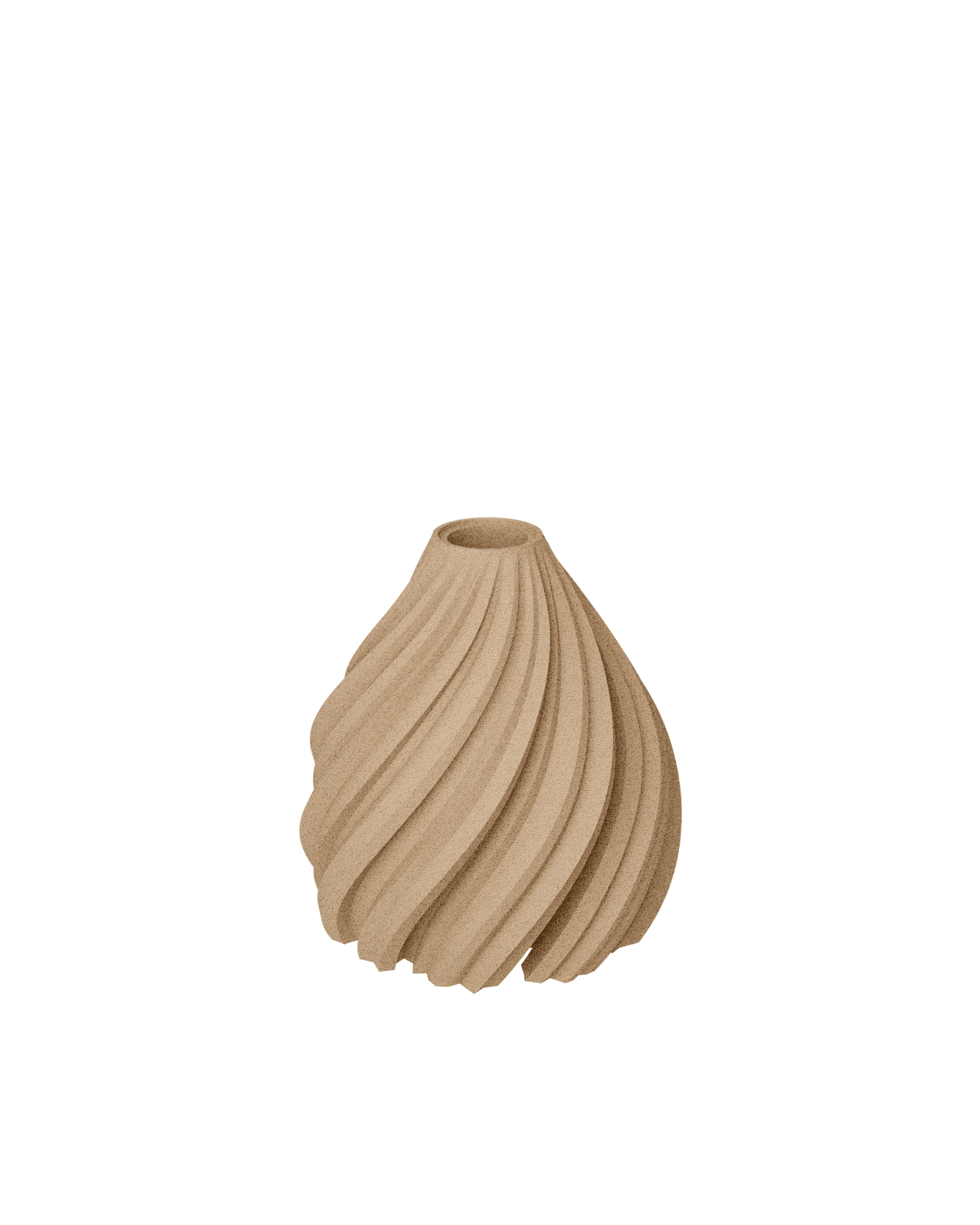 WAVE LED - Lysestake WOOD Light Oak Medium - Bellavé Studio