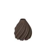 WAVE LED - Lysestake WOOD Walnut Medium - Bellavé Studio