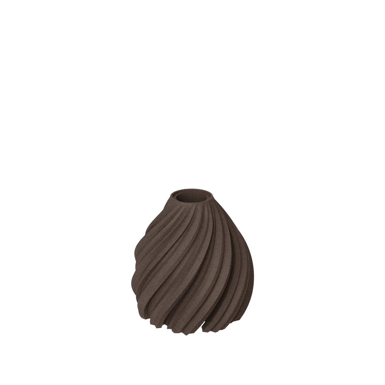 WAVE LED - Lysestake WOOD Walnut Small - Bellavé Studio