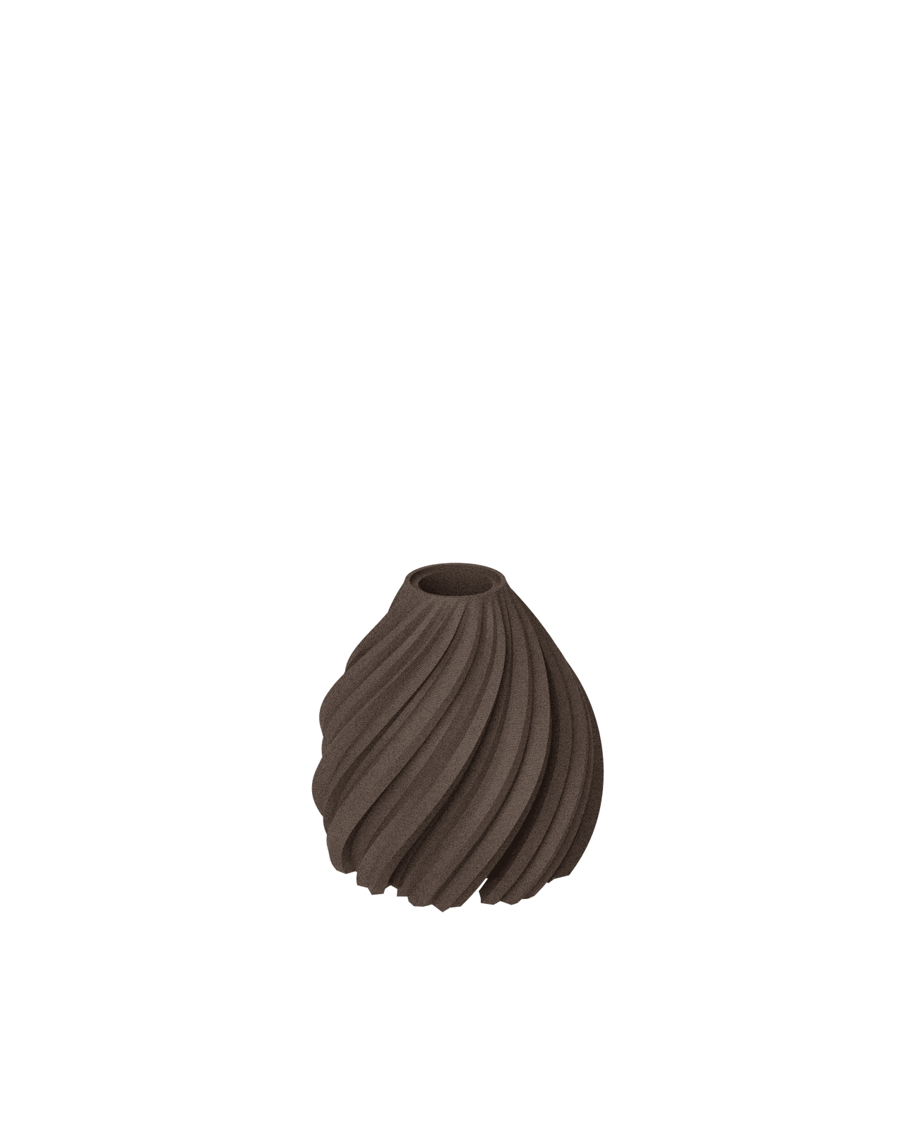 WAVE LED - Lysestake WOOD Walnut Small - Bellavé Studio