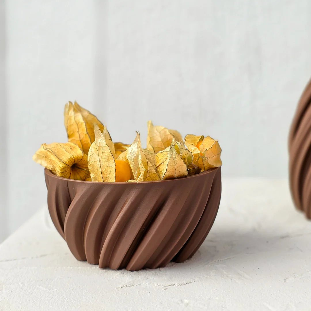 WAVE Skål WOOD Walnut Small - Bellavé Studio