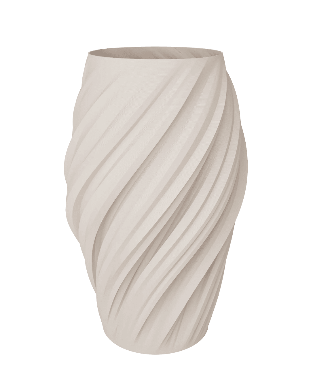 WAVE Vase WP Ivory Large - Bellavé Studio