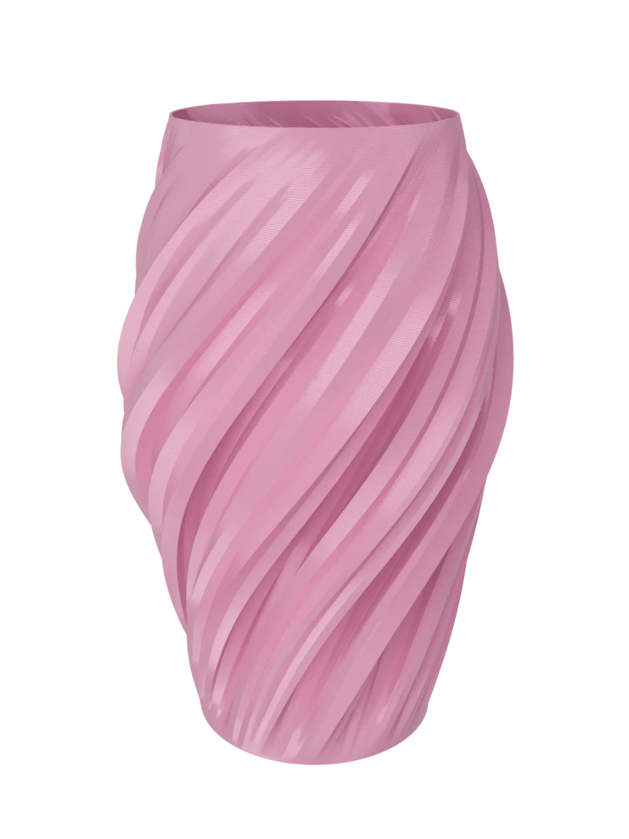 WAVE Vase WP Pink Silk Large - Bellavé Studio