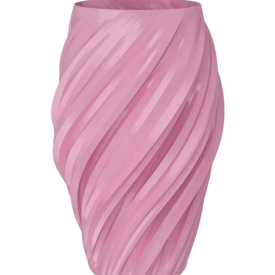 WAVE Vase WP Pink Silk Large - Bellavé Studio